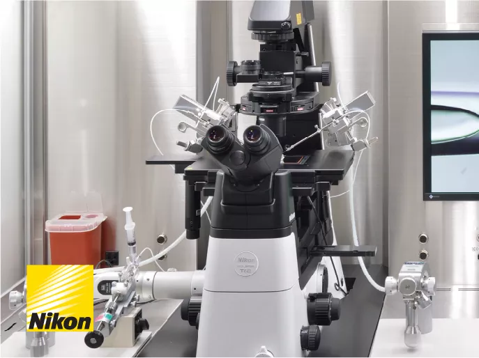 Nikon Inverted Microscopes for ICSI station
